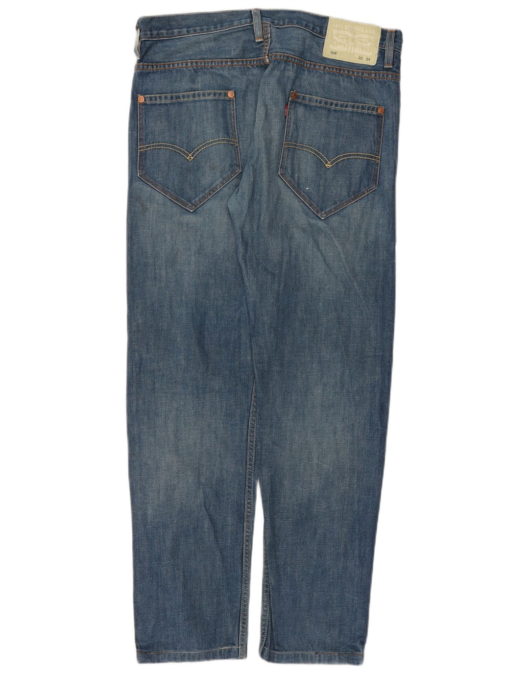 Blugi Levi's 508 Slim pentru bărbați W33 L31 Bumbac albastru