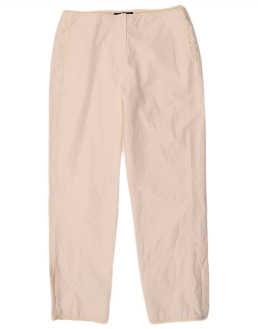 Dkny Pantaloni drepți casual pentru femei Mediu L30 L28 Poliester alb