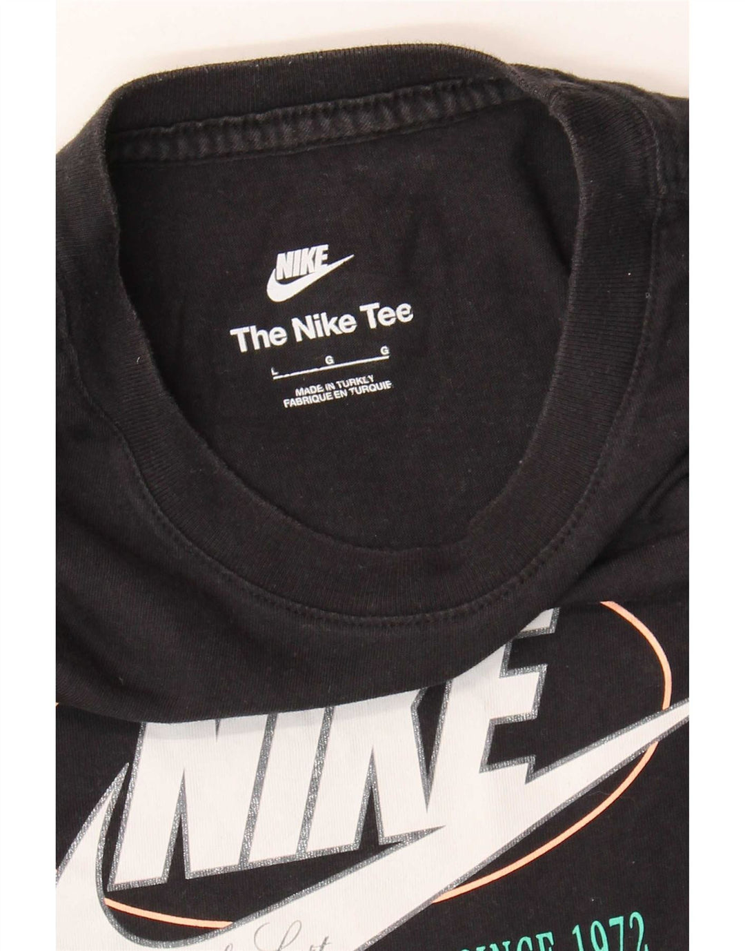 Tricou grafic Nike pentru femei Top UK 14 Large Negru