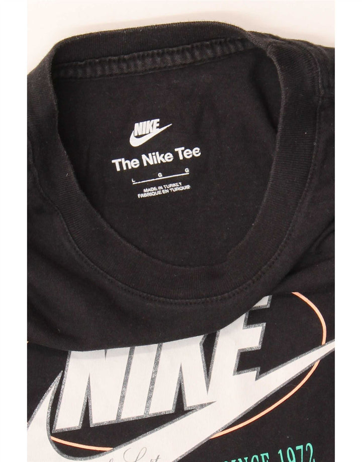 Tricou grafic Nike pentru femei Top UK 14 Large Negru
