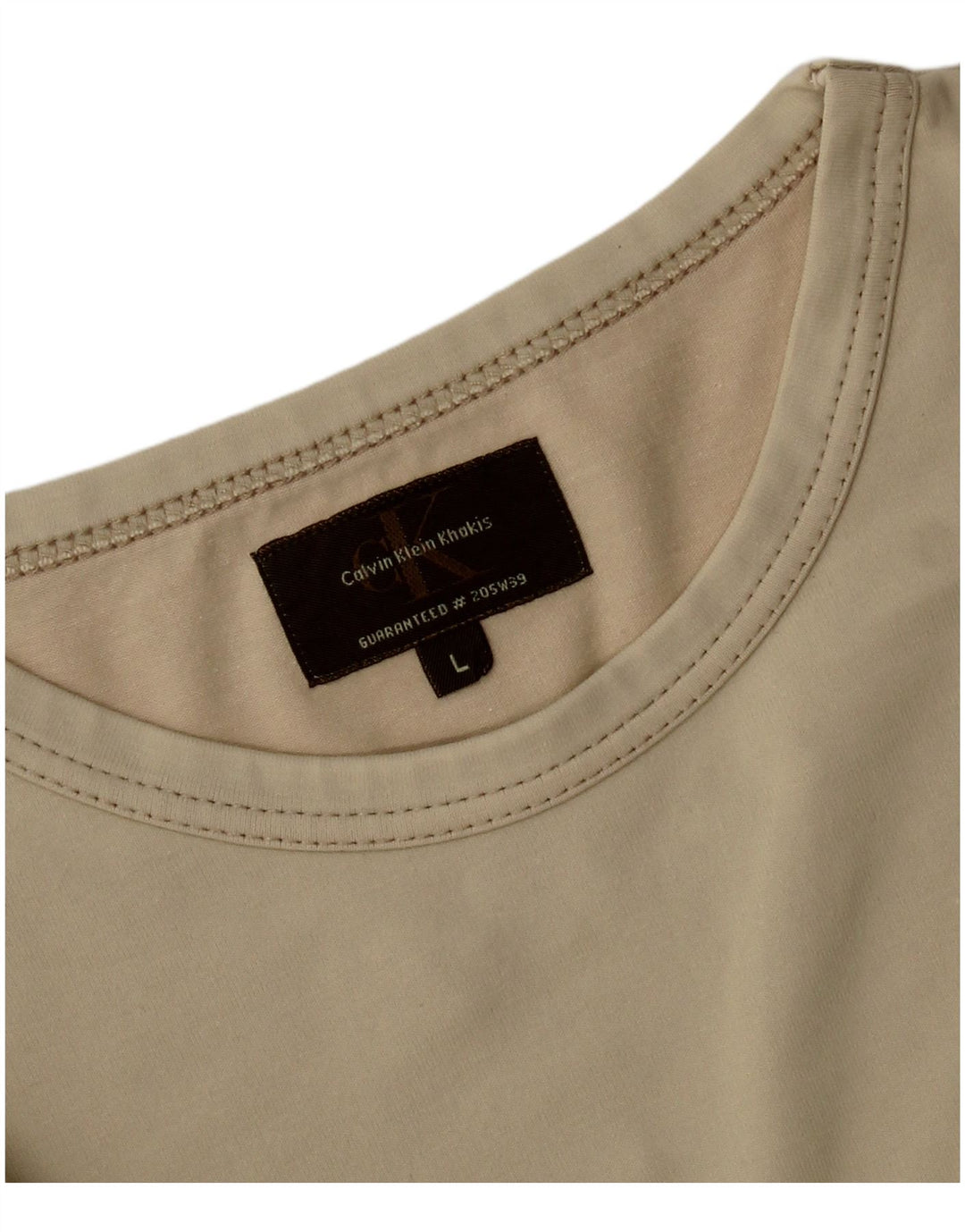 Tricou CALVIN KLEIN pentru bărbați Khakis Top Large Khaki