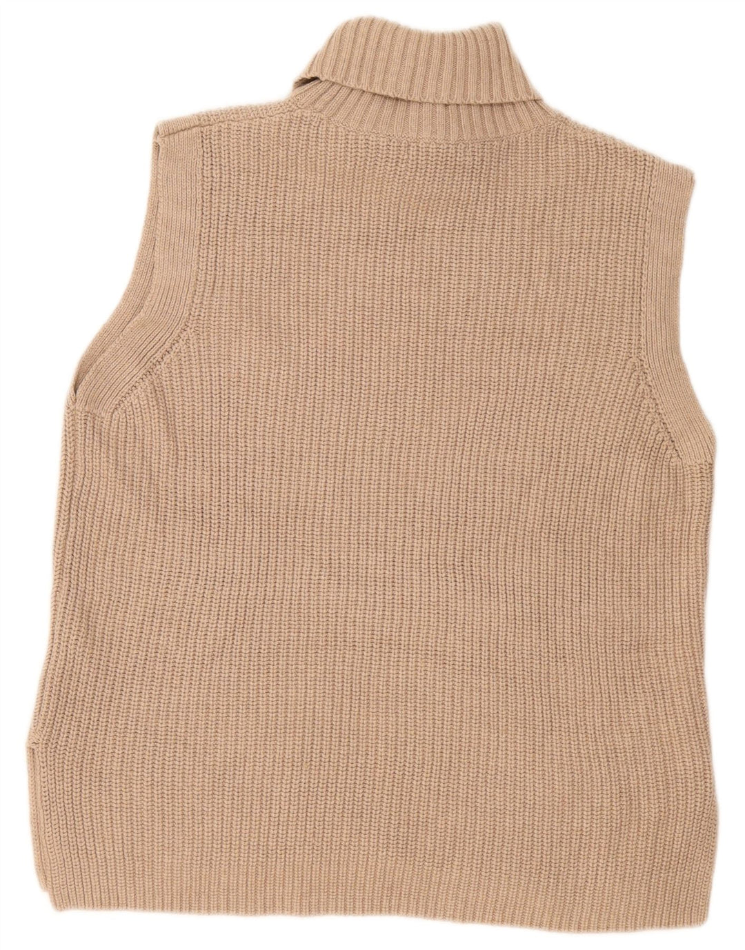 Marks & Spencer Womens Longline Vest Oversized Tank Top UK 10 Small Beige