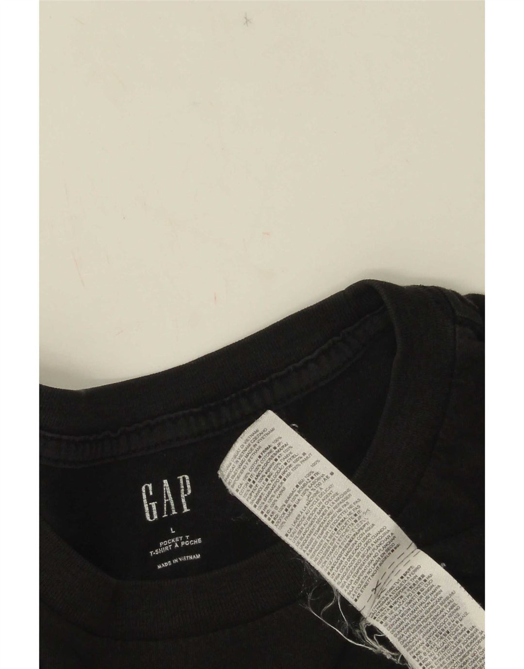 Tricou pentru bărbați Gap Top mare bumbac negru