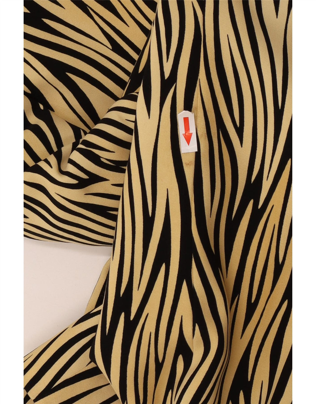 Jachetă Blazer pentru femei Basler, cu 1 nasture, UK 14, galben mediu, imprimeu animal