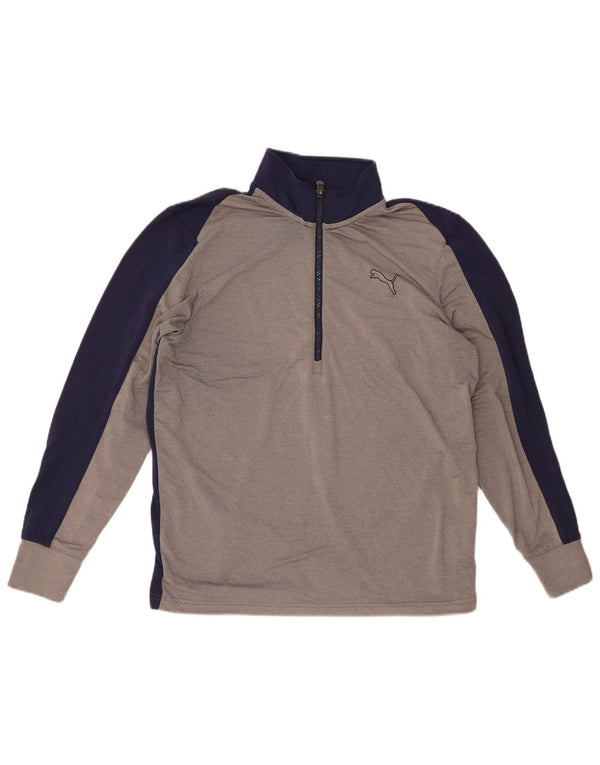 Trening pentru bărbați, cu fermoar, gât, pulover, mijlociu