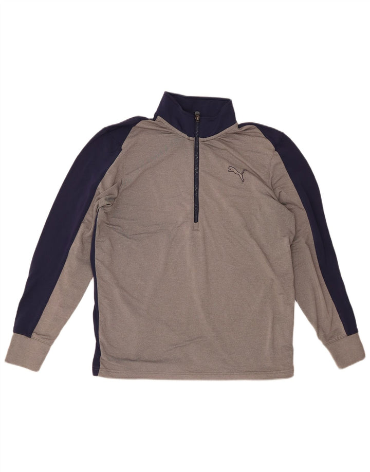 Trening pentru bărbați, cu fermoar, gât, pulover, mijlociu