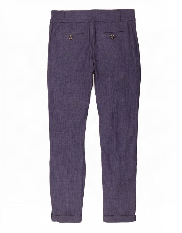 Pantaloni chino slim pentru femei Zara XS W24 L26 bleumarin