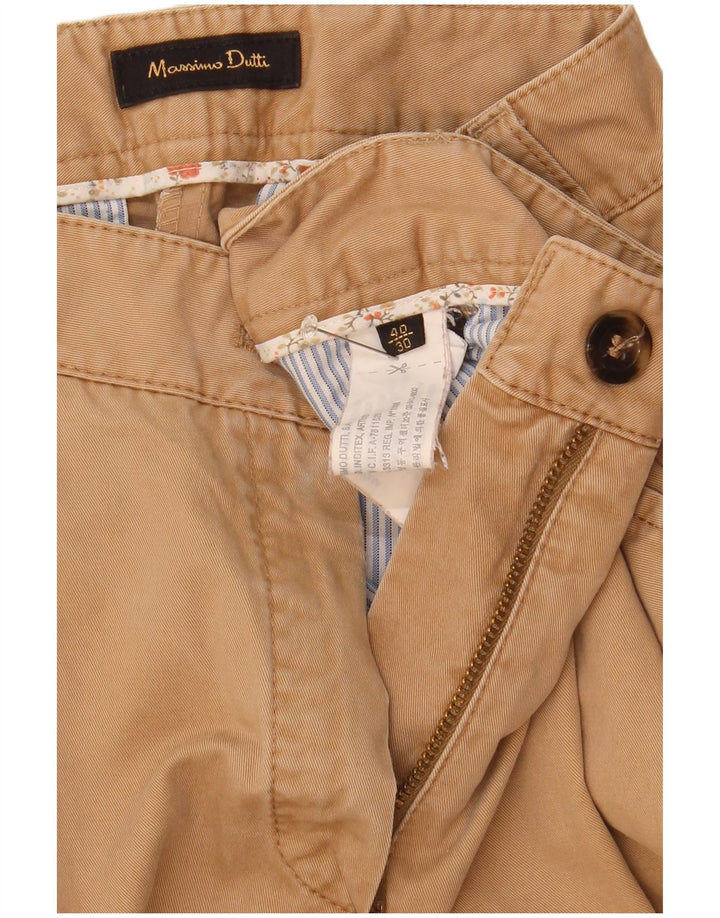 Massimo Dutti Pantaloni chino pentru femei EU 40 Medium W30 L31 Bej