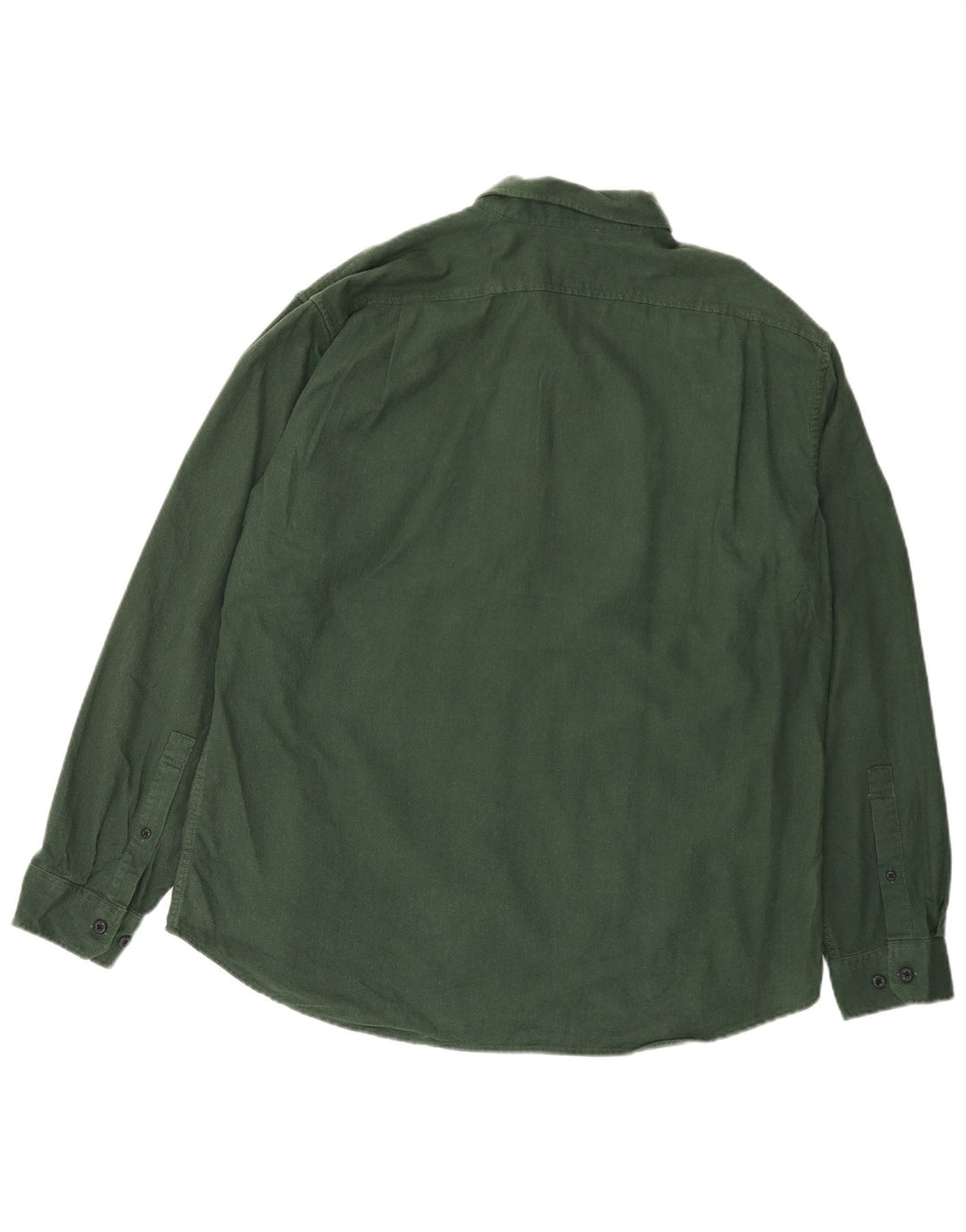 Cămașă de flanel EDDIE BAUER pentru bărbați, XL, verde bumbac