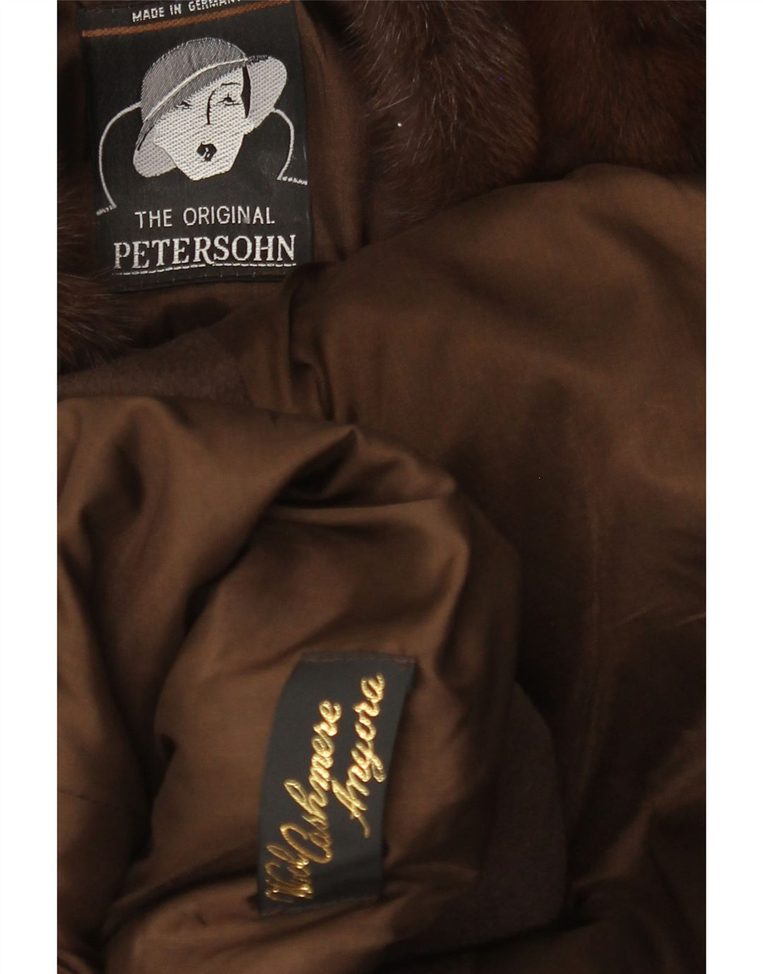 Pardesiu supradimensionat pentru femei VINTAGE UK 14 Lână mare kaki