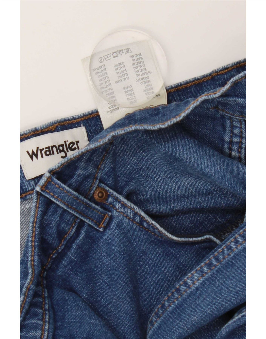 Blugi drepte pentru bărbați Wrangler Texas W44 L32 Bumbac albastru