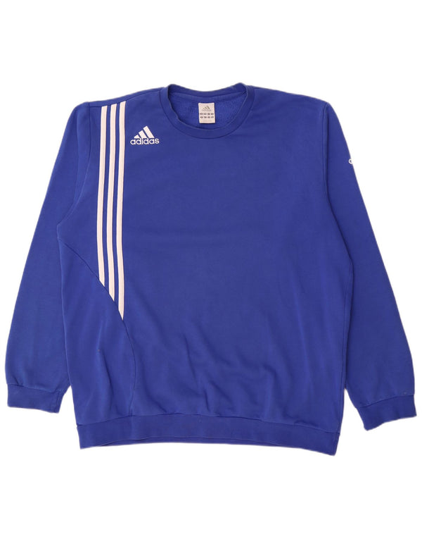 Pulover adidas pentru bărbați UK 46/48 XL Bumbac albastru