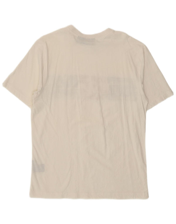 Tricou cu grafic Fila pentru bărbați Top Medium Alb Bumbac