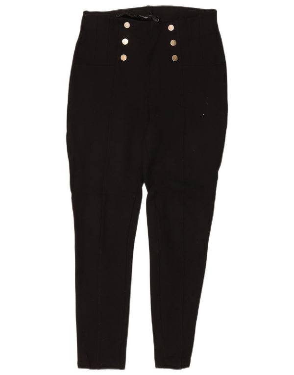 Zara Womens Skinny Casual Trousers Medium W28 L28 Black