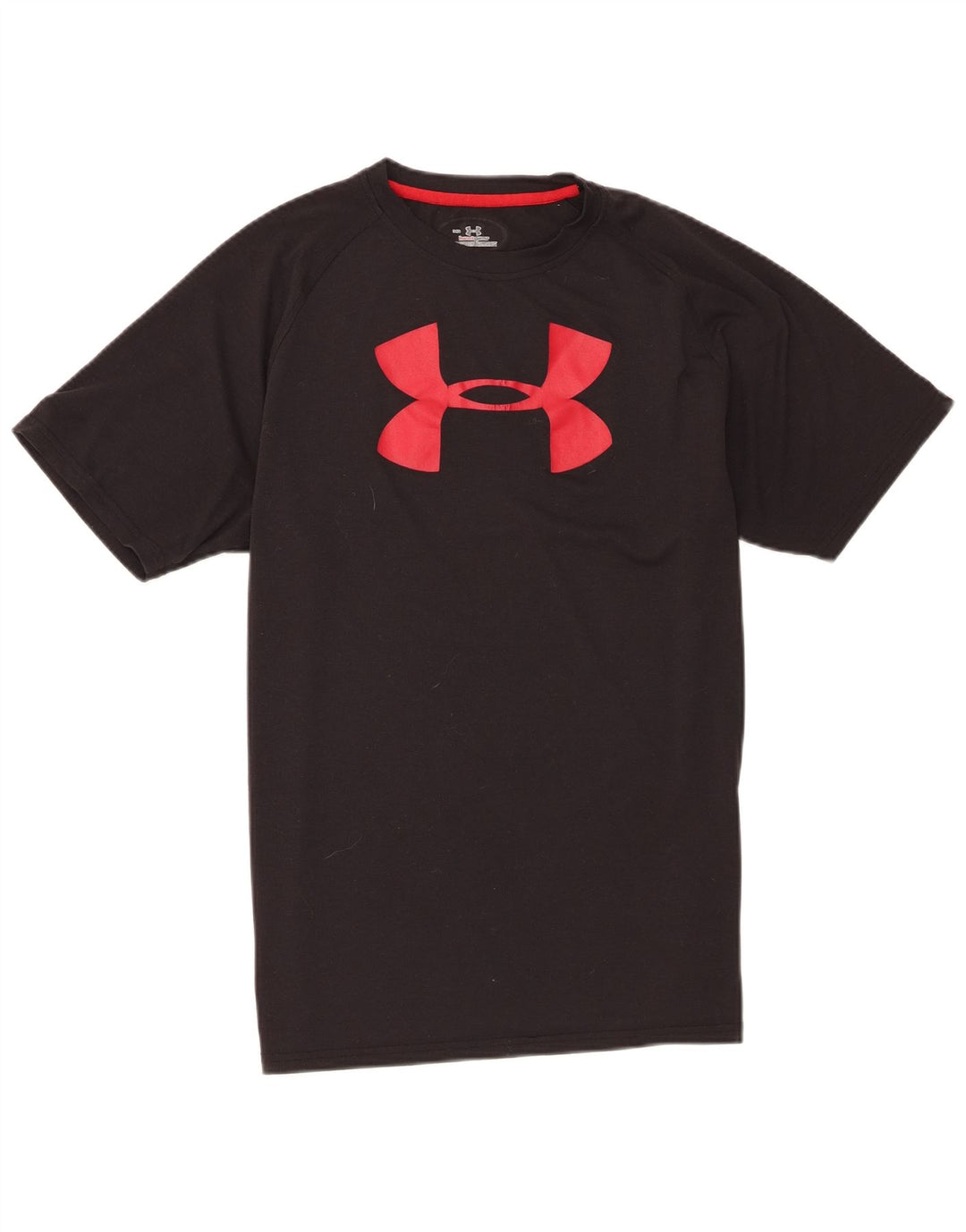 Tricou grafic Under Armour pentru bărbați Heat Gear Top Mediu Poliester Negru