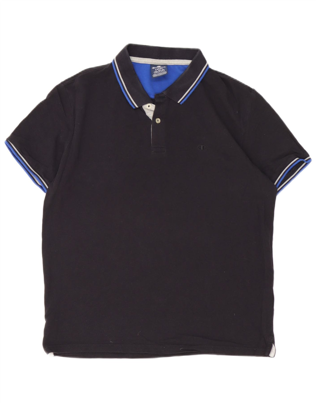 Tricou polo pentru bărbați Champion, mare, negru, bumbac