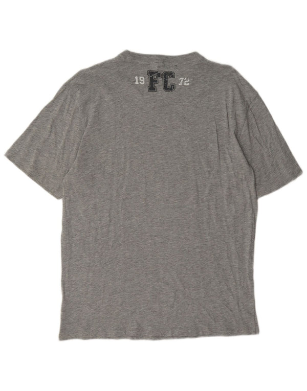Tricou grafic pentru bărbați de la French Connection Top din bumbac cu pete gri mediu