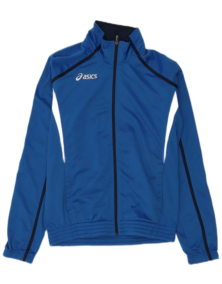 Jachetă de trening pentru bărbați Asics, XL, poliester color bloc, albastru
