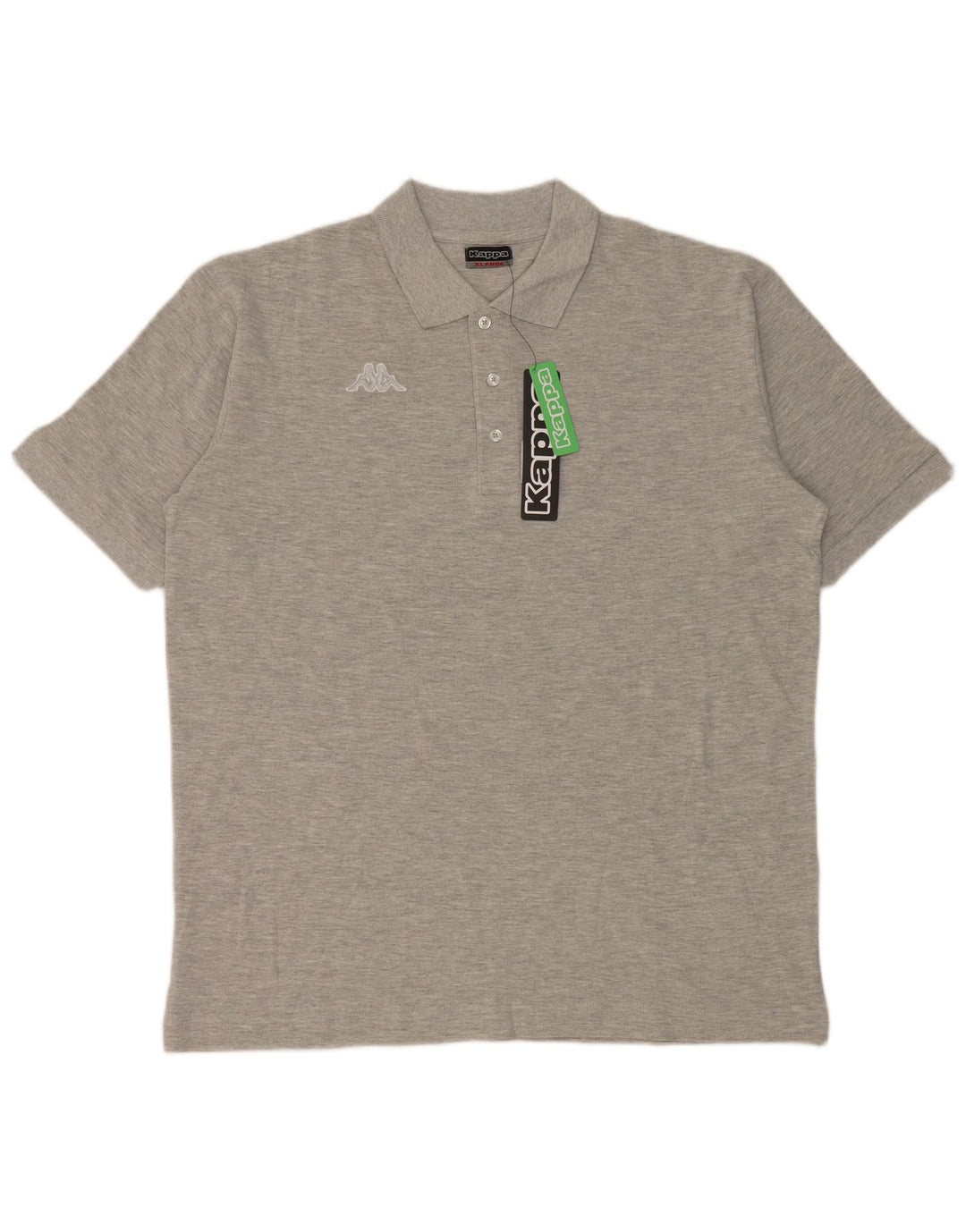 Cămașă polo pentru bărbați Kappa XL bumbac gri