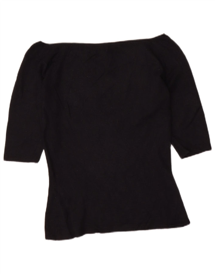 Bluză pentru femei Marks & Spencer UK 12 Medium Black Viscose