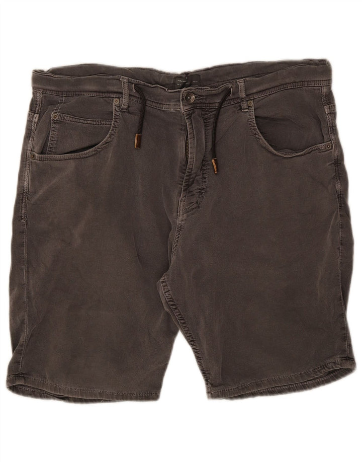 Pantaloni scurți din denim pentru bărbați Zara EU 44 Large W34 Gri