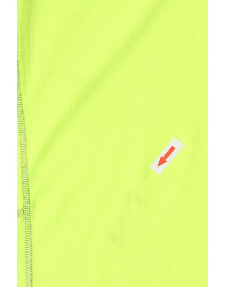Tricou Nike Dri Fit pentru bărbați Top Medium Galben Poliester