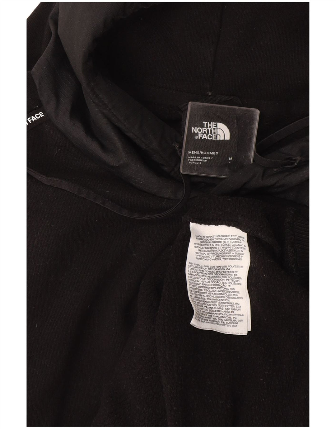 Pulover pentru bărbați The North Face, bumbac mediu negru