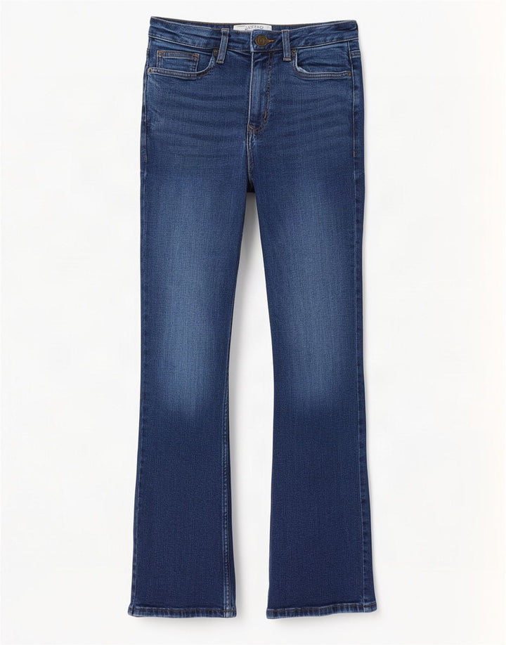 Fat Face Blugi Brooke Bootcut pentru femei UK 12 Medium W28 L29 Blue Cotton