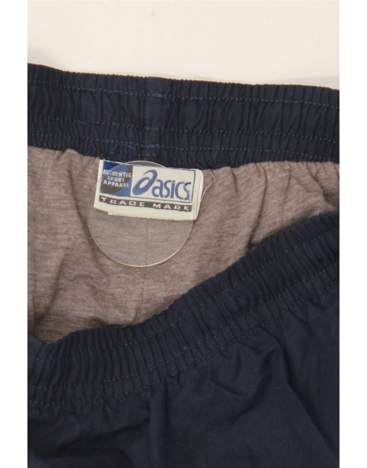 Pantaloni de trening Asics pentru bărbați, poliester, albastru mic
