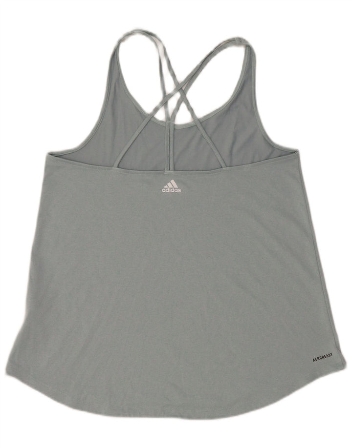 Vestă Adidas Aeroready pentru femei UK 14, mare, gri, poliester
