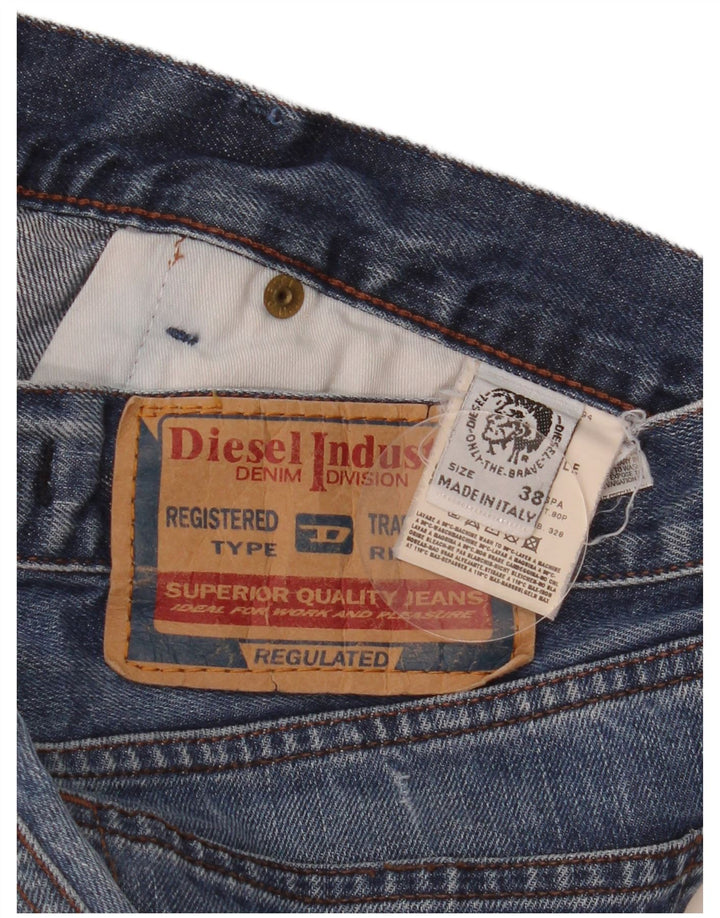 Pantaloni scurți din blugi pentru bărbați Diesel W38 XL Bumbac albastru