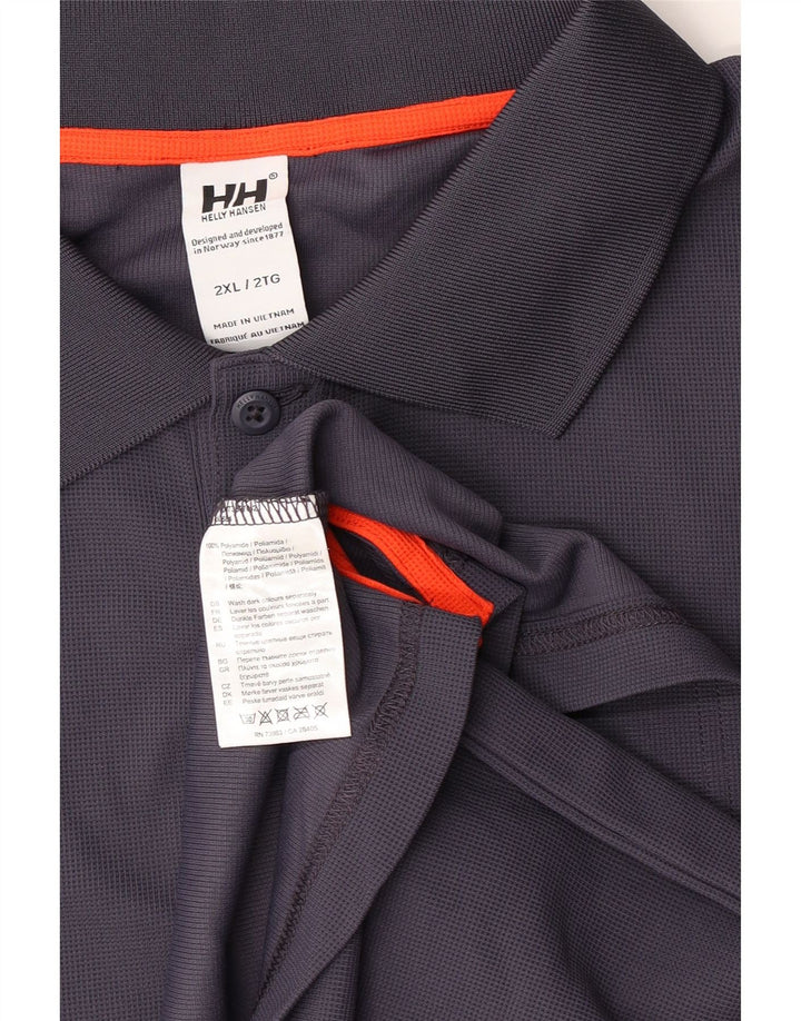 Helly Hansen tricou polo pentru bărbați 2XL violet poliamidă