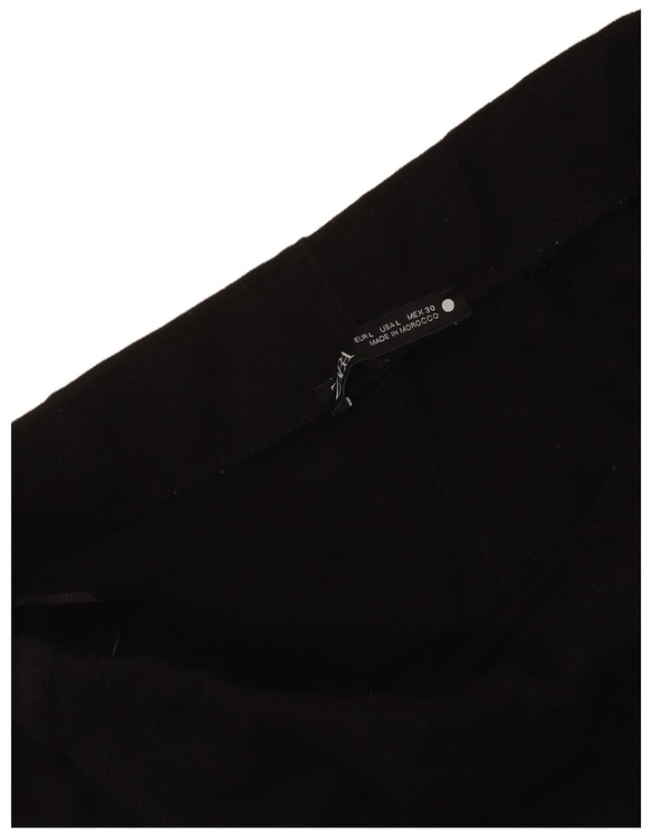 Fusta Midi Femei Zara Mare W30 Negru
