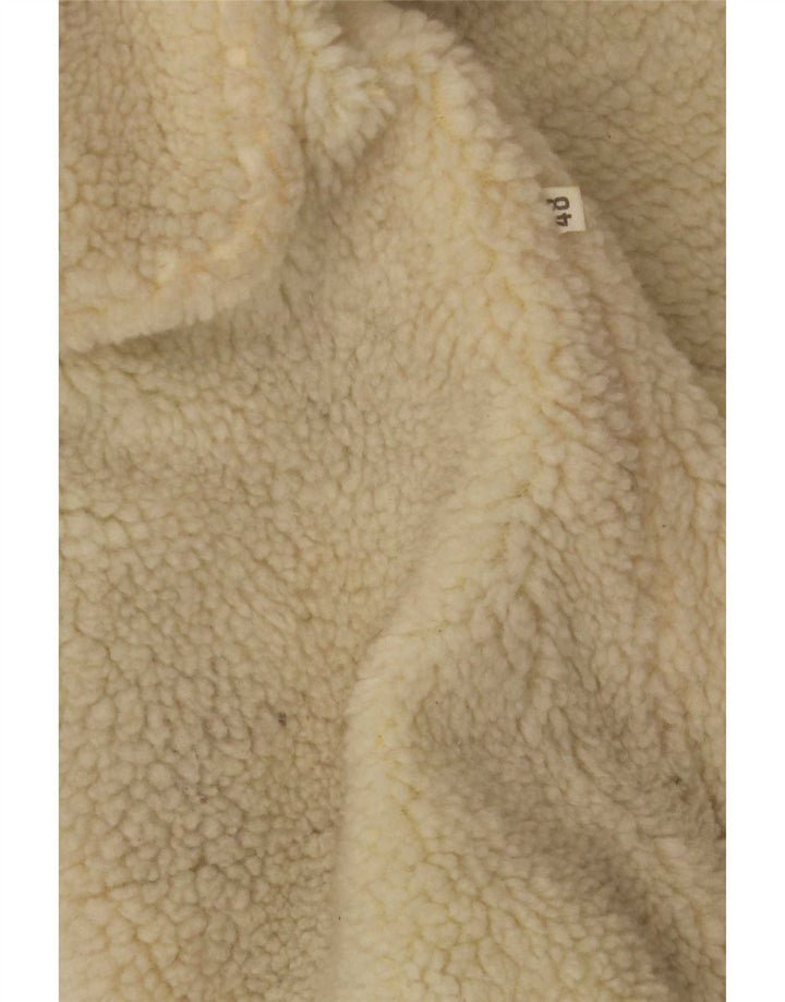 Jachetă vintage pentru bărbați din shearling IT 48 Maro Mediu