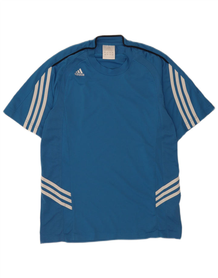 Tricou pentru bărbați Adidas Top mic albastru poliester color bloc