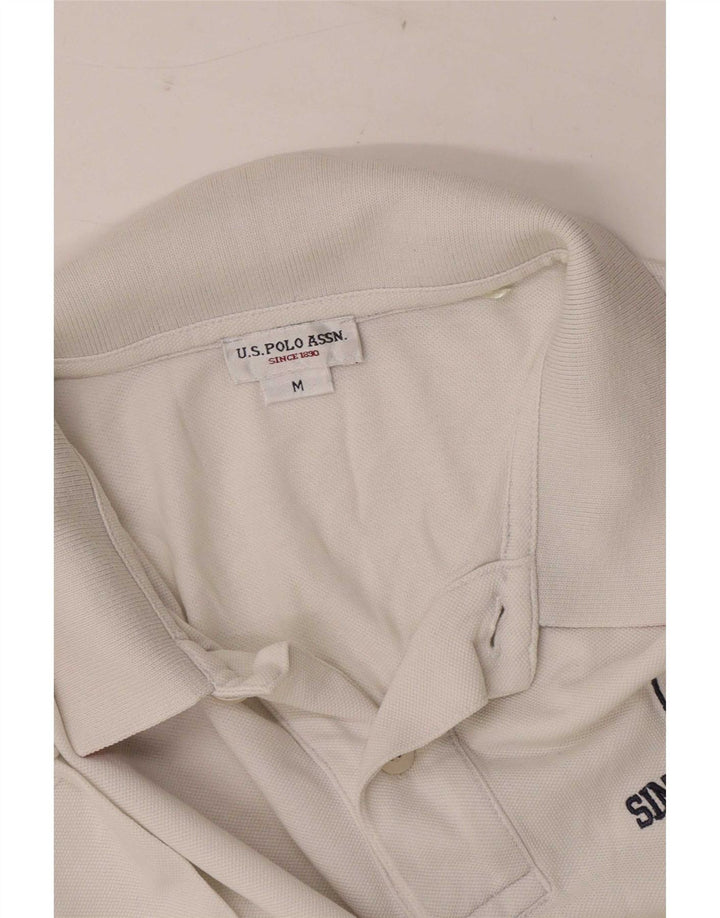 U.S. Polo Assn. Cămașă grafică pentru bărbați, alb mediu