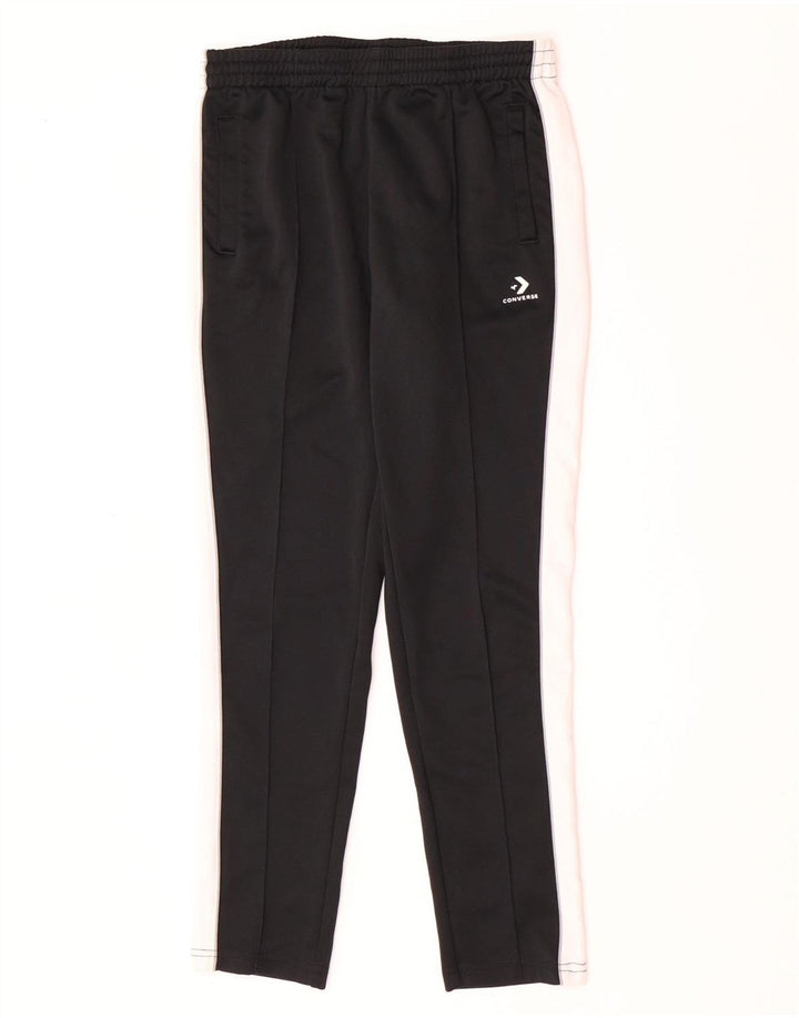 Pantaloni de trening Converse pentru femei UK 8 Small, negru, poliester color bloc