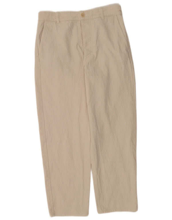 Pantaloni chino pentru femei cu talie înaltă Cos EU 34 XS W28 L24 bej bumbac