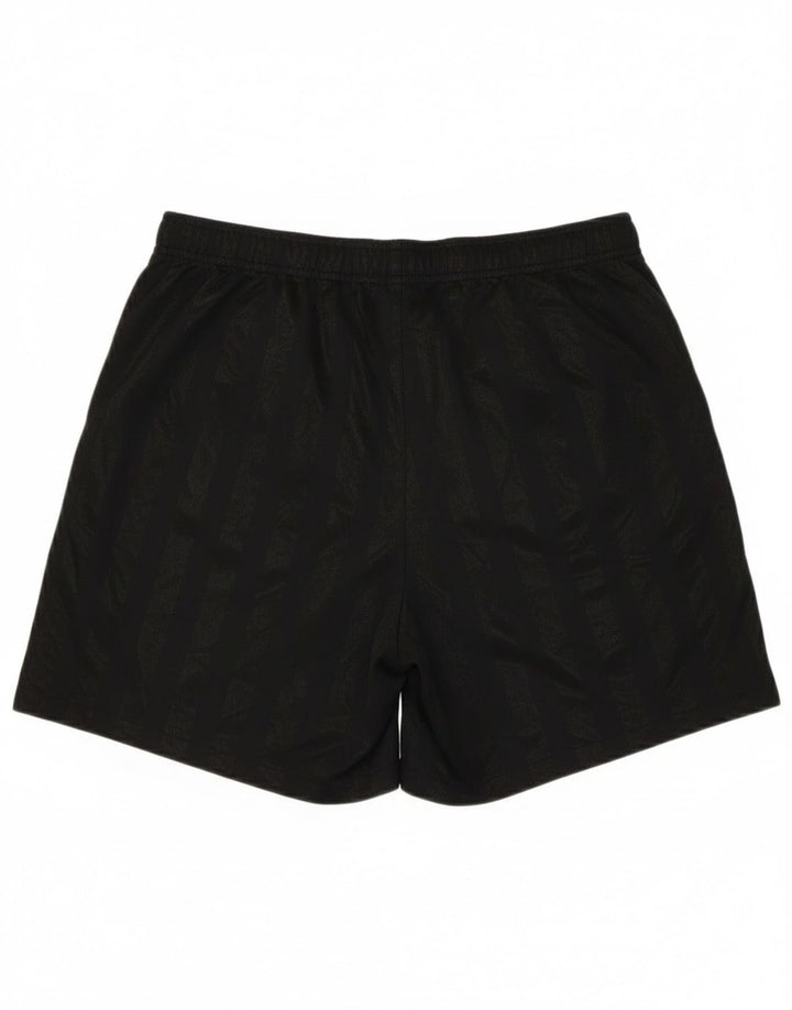 Pantaloni scurți sport Nike pentru bărbați, poliester cu dungi medii, negre