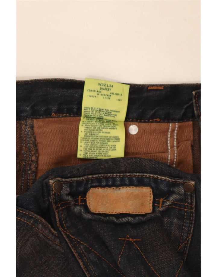Blugi pentru bărbați Wrangler Sharkey Bootcut W32 L34 Bumbac bleumarin