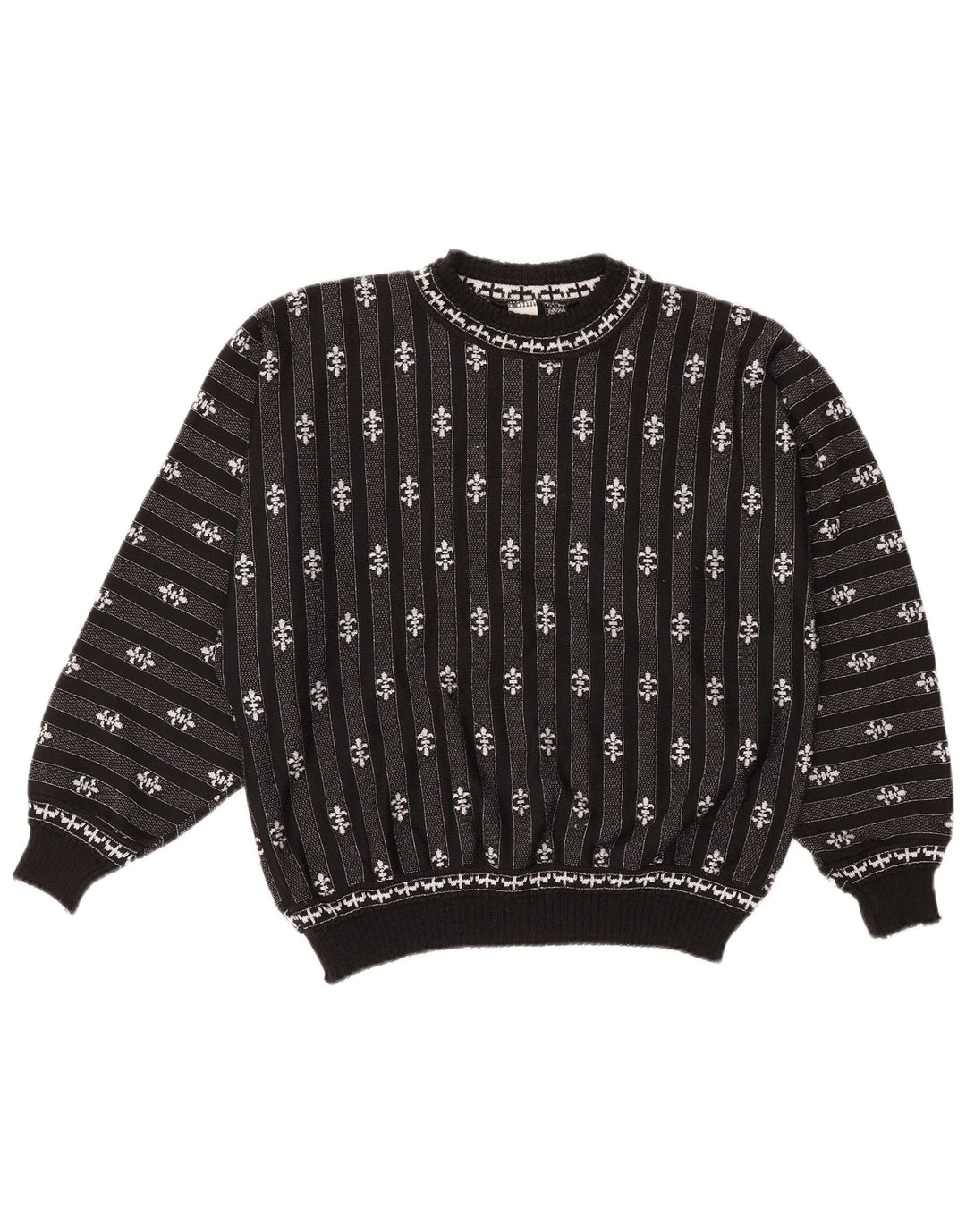 C & A Pulover supradimensionat pentru femei cu decolteu triplu UK 14 Medium Black Dunge