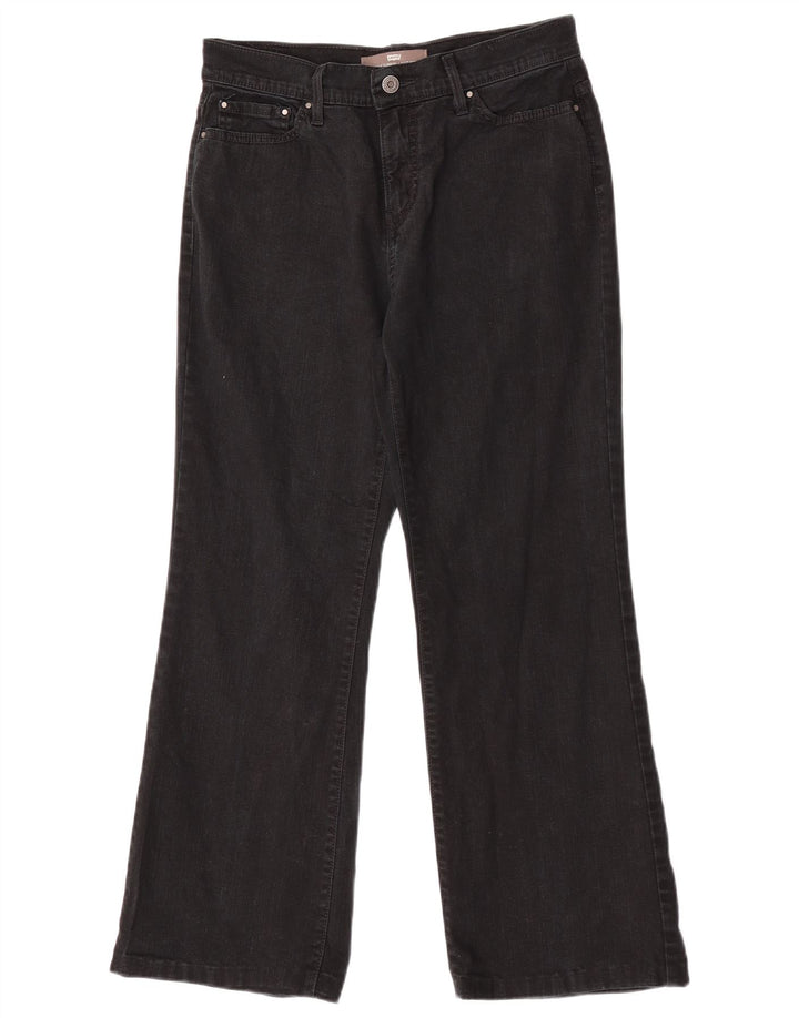 Blugi pentru femei Levi's 512 pentru slăbire Bootcut US 8 Medium W27 L28 Bumbac negru