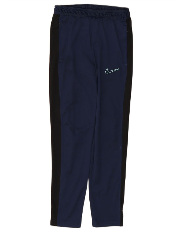 Pantaloni de trening NIKE Dri Fit pentru băieți 10-11 ani, mediu bleumarin