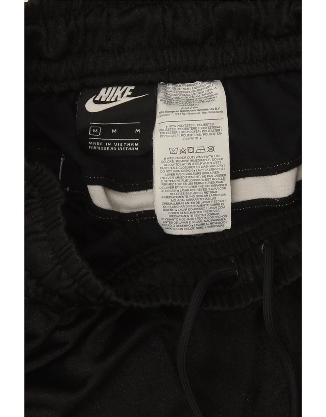 Pantaloni scurți sport grafic Nike pentru bărbați, medii, negru, poliester color bloc