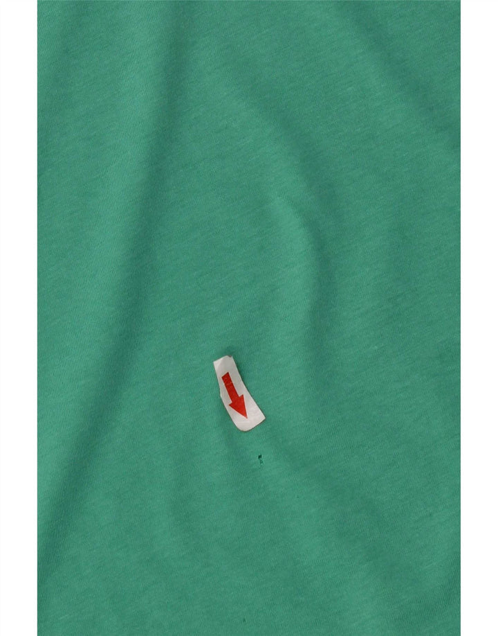 Tricou grafic pentru bărbați Nautica Top din bumbac verde mediu