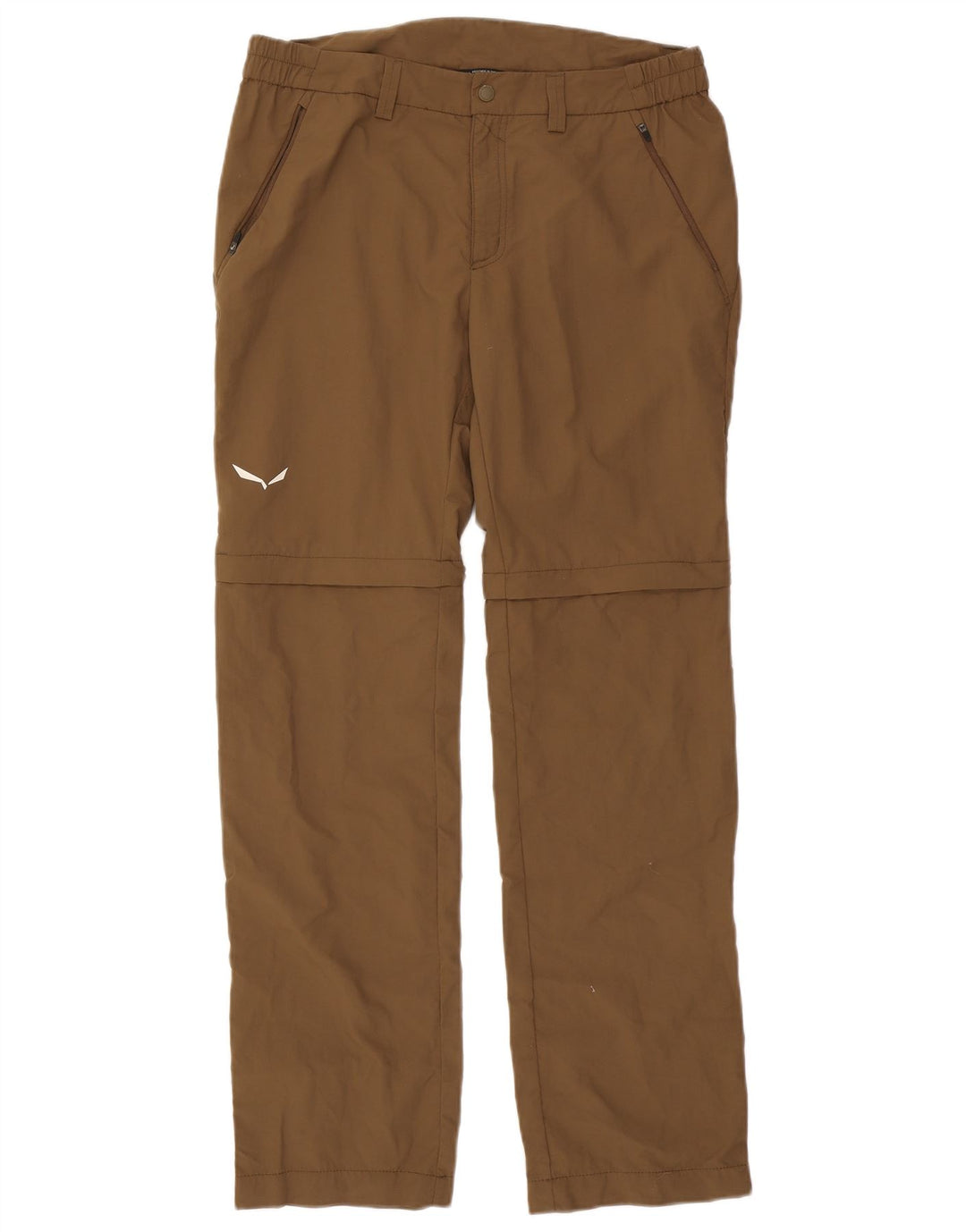 Pantaloni chino drepți vintage pentru bărbați Mediu L32 L32 Maro Poliamidă