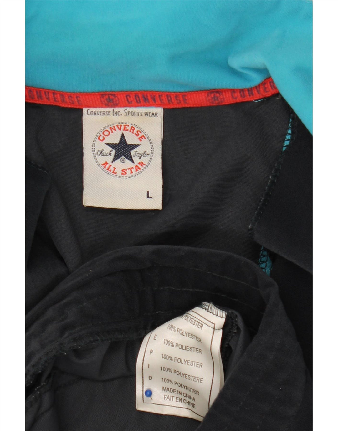 Jachetă de trening Chuck Taylor CONVERSE pentru bărbați, mare, bleumarin