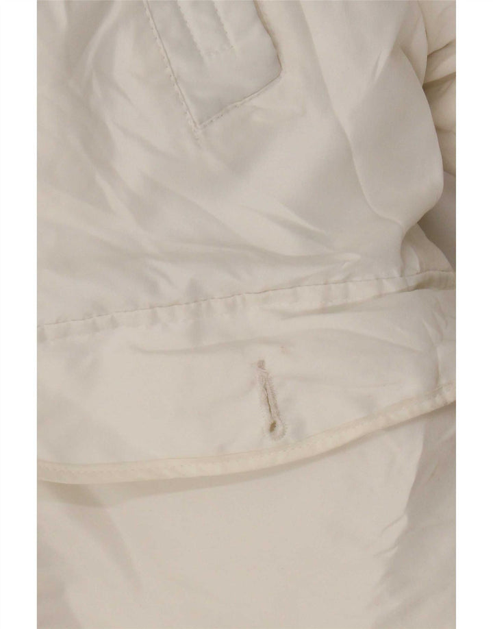 Jack & Jones jachetă bomber cu glugă pentru bărbați UK 38 Poliester alb mediu