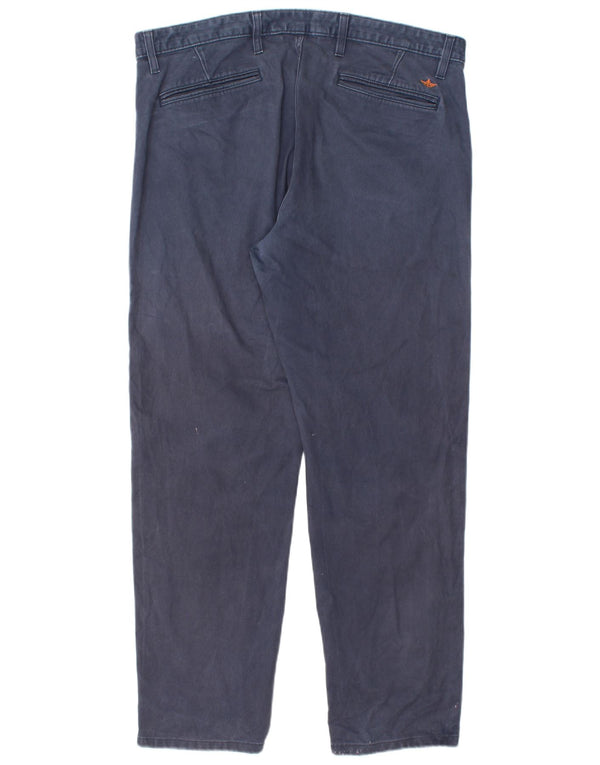 Pantaloni chino drepți pentru bărbați DOCKERS L38 L30 bumbac bleumarin