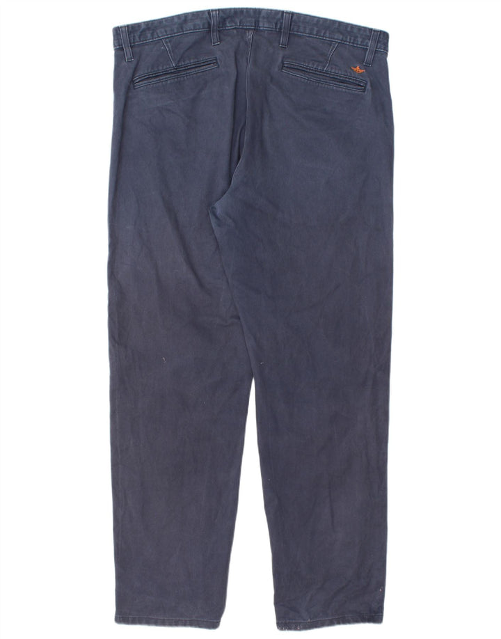 Pantaloni chino drepți pentru bărbați DOCKERS L38 L30 bumbac bleumarin